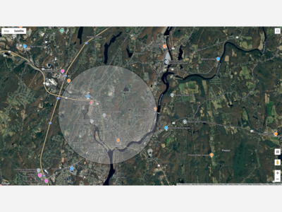 Norwich Board of Education transportation policy: No bus for students within 1.5 miles of the school. 